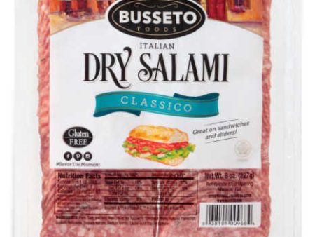 BUSSETO: Italian Dry Salami, 8 oz Supply