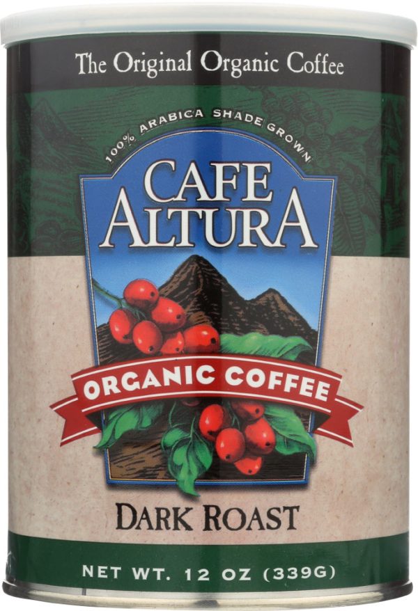 CAFE ALTURA: Organic Coffee Dark Roast, 12 oz Discount