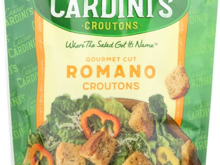 CARDINI: Gourmet Cut Romano Cheese Croutons, 5 oz on Sale