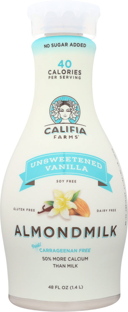 CALIFIA FARMS: Unsweetened Vanilla Almond Milk, 48 oz Cheap