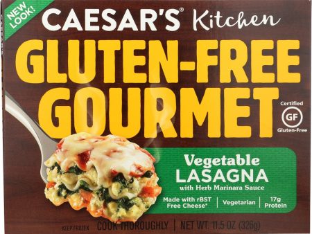 CAESARS KITCHEN: Vegetable Lasagna with Herb Marinara Sauce, 11.5 oz For Sale