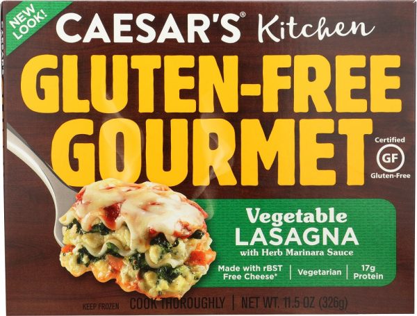 CAESARS KITCHEN: Vegetable Lasagna with Herb Marinara Sauce, 11.5 oz For Sale