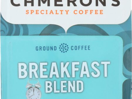 CAMERONS COFFEE: Coffee Ground Breakfast Blend, 12 oz For Sale