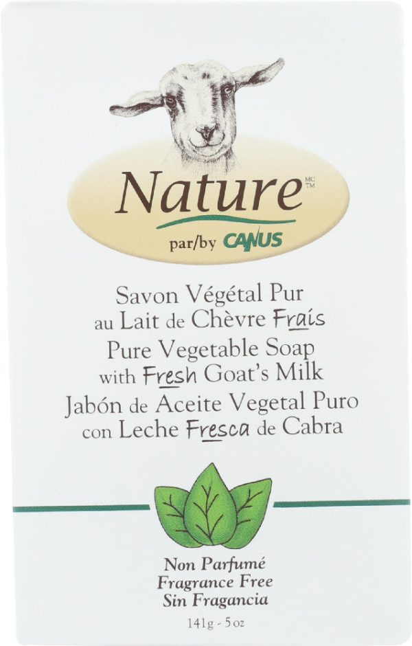 CANUS: Goat s Milk Soap Fragrance Free for Sensitive Skin, 5 oz Online Sale