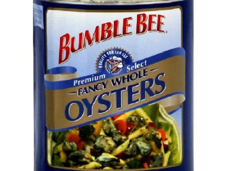 BUMBLE BEE: Oysters Whole Fancy Can, 8 oz on Sale