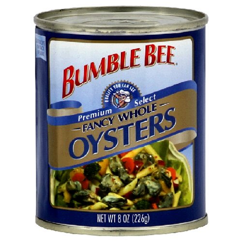 BUMBLE BEE: Oysters Whole Fancy Can, 8 oz on Sale