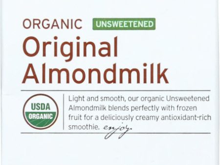 CADIA: Organic Original Unsweetened Almondmilk, 32 fo Online Hot Sale