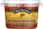 CASA SANCHEZ FOODS: Medium Fresh Roasted Salsa, 15 oz Discount