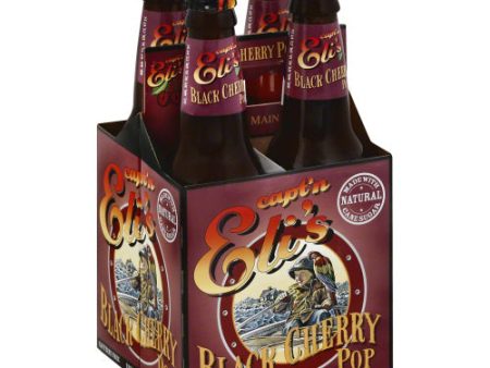 CAPTAIN E: Black Cherry Soda 4pk, 48 oz Online