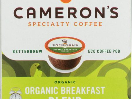 CAMERONS COFFEE: Breakfast Blend Organic Coffee 12 packets, 4.33 oz on Sale