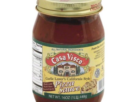 CASA VISCO: California Garlic Pizza Sauce, 16 oz Discount