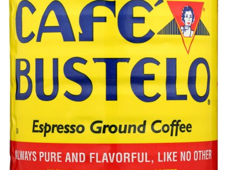 CAFE BUSTELO: Espresso Ground Coffee, 10 oz Supply