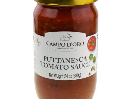 CAMPO DORO: Sauce Tomato Puttanesca, 24 oz Online