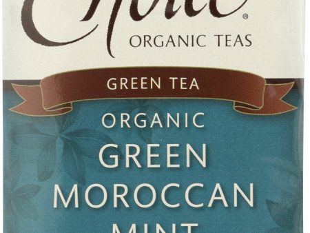 CHOICE TEA: Organic Green Moroccan Mint Tea, 16 bg Fashion