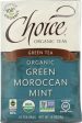 CHOICE TEA: Organic Green Moroccan Mint Tea, 16 bg Fashion