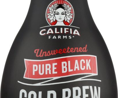 CALIFIA: Pure Black Cold Brew Coffee Unsweetened, 48 oz Online now