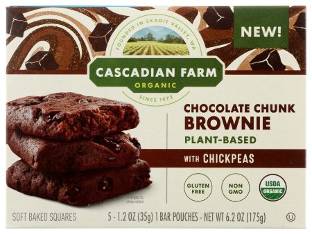 CASCADIAN FARM: Bar Sft Bk Choc Brownie, 6.2 oz Online now