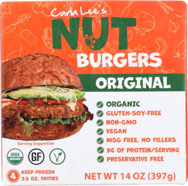 CARLA LEES: Original Nut Burgers, 14 oz Online Sale