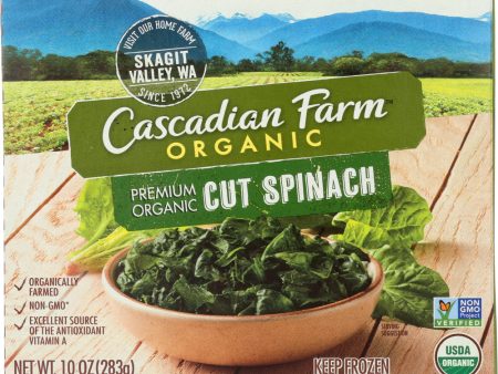 CASCADIAN FARM: Cut Spinach, 10 oz Online