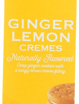 CARRS: Ginger Lemon Cremes Cookies, 7.05 oz Supply