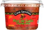 CASA SANCHEZ FOODS: Pico de Gallo Chunky Salsa, 15 oz For Sale