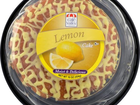 CAFE VALLEY: Lemon Cake, 16 oz Hot on Sale