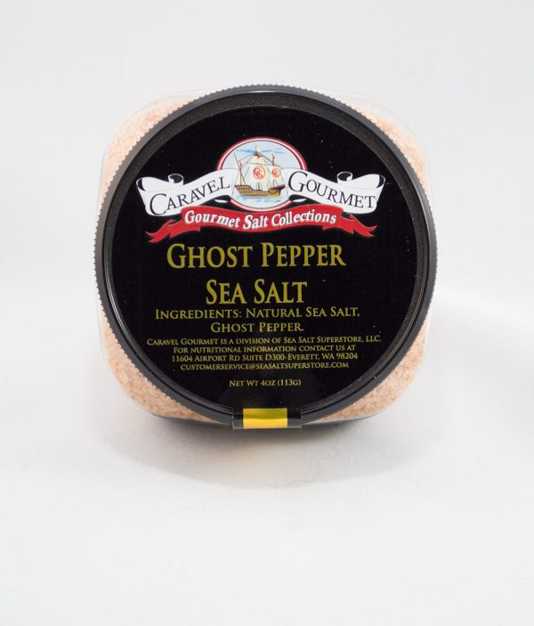 CARAVEL GOURMET: Sea Salt Ghost Pepper, 4 oz For Discount