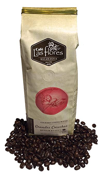 CAFE LAS FLORES: Coffee Whole Bean Medium Roast, 16 oz For Cheap