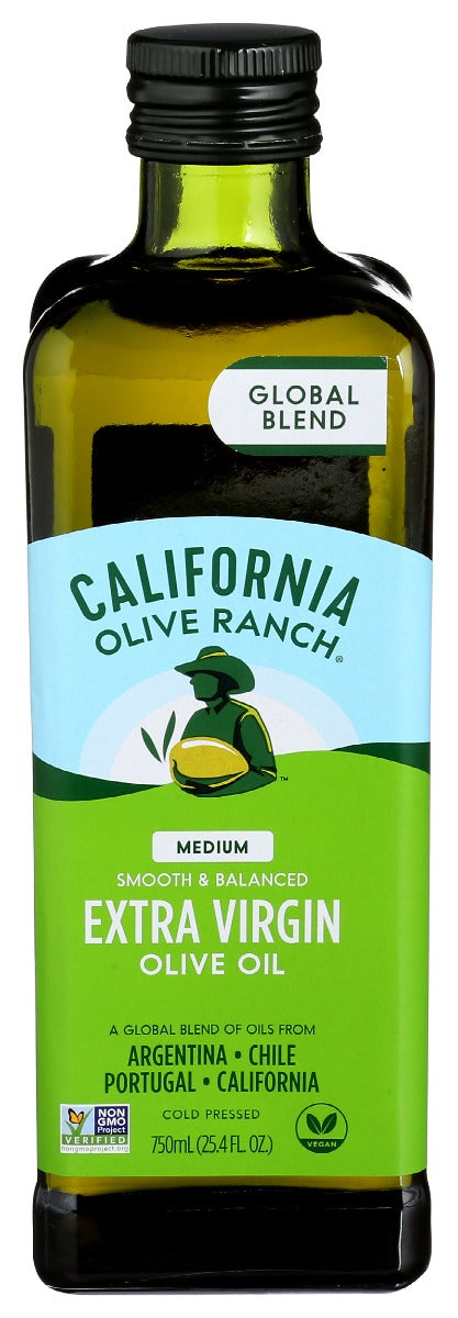 CALIFORNIA OLIVE RANCH: Global Blend Medium Extra Virgin Olive Oil, 25.4 fo Online