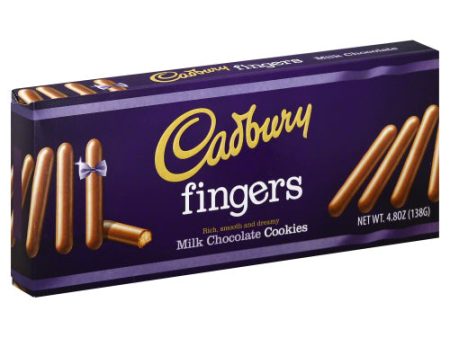 CADBURY: Cookie Fingers Milk, 4.8 oz Discount