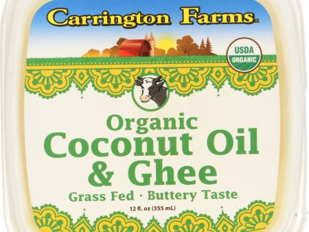 CARRINGTON FARMS: Coconut Oil and Ghee Organic, 12 oz Online