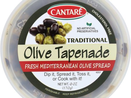 CANTARE: Traditional Olive Tapenade, 6 oz Fashion