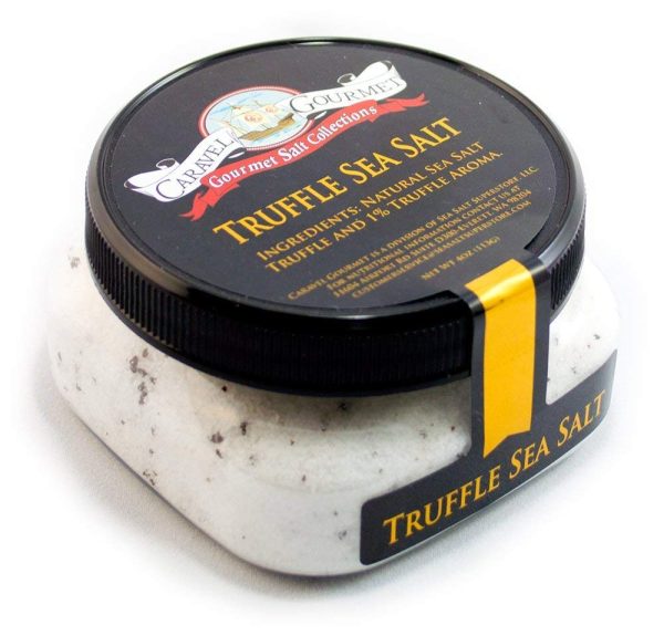 CARAVEL GOURMET: Sea Salt Italian Black Truffle, 4 oz Hot on Sale