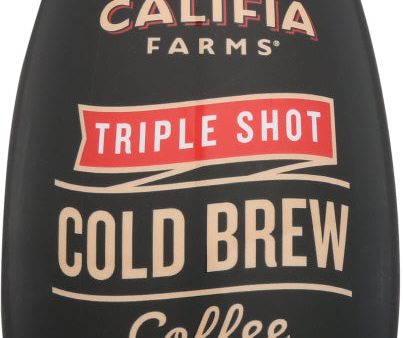 CALIFIA: Triple Shot Cold Brew Coffee, 10.5 oz Supply