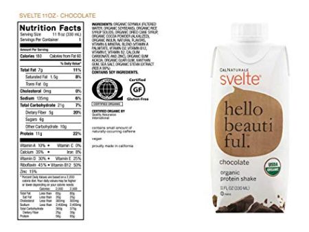 CALNATURALE: Organic Chocolate Protein, 11 oz For Cheap