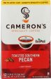 CAMERONS COFFEE: Toasted Pecan Coffee Pods Single Serve, 12 ea Online Hot Sale