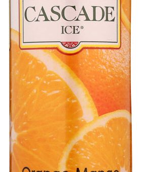 CASCADE ICE: Zero Calories Sparkling Water Orange Mango, 17.2 fl oz Online