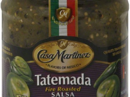 CASA MARTINEZ: Tatemada Fire Roasted Salsa, 16 oz Online Sale