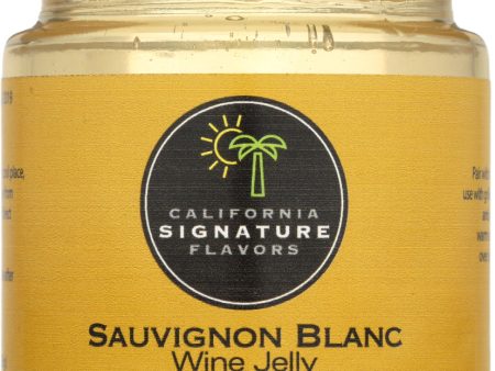 CALIFORNIA SIGNATURE FLAVORS: Sauvignon Blanc Jelly Wine, 5.5 oz Fashion