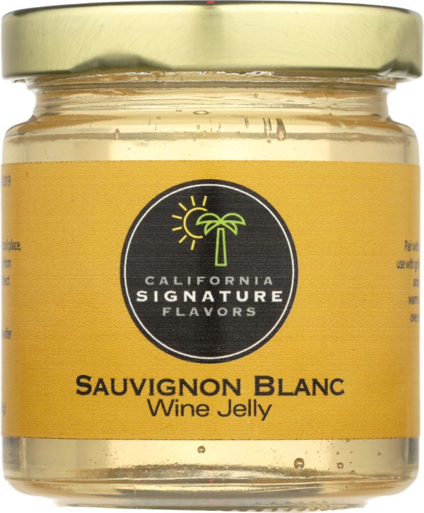 CALIFORNIA SIGNATURE FLAVORS: Sauvignon Blanc Jelly Wine, 5.5 oz Fashion