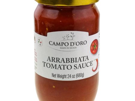 CAMPO DORO: Sauce Tomato Arrabbiata, 24 oz For Discount