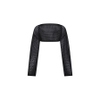 Crochet Bolero Top - Black Supply