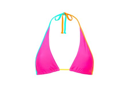 Bind Tie Halter Bikini Top - Confetti Online