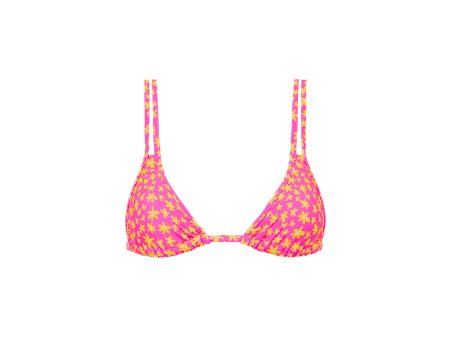 Twin Strap Bralette Bikini Top - Berry Blush For Sale