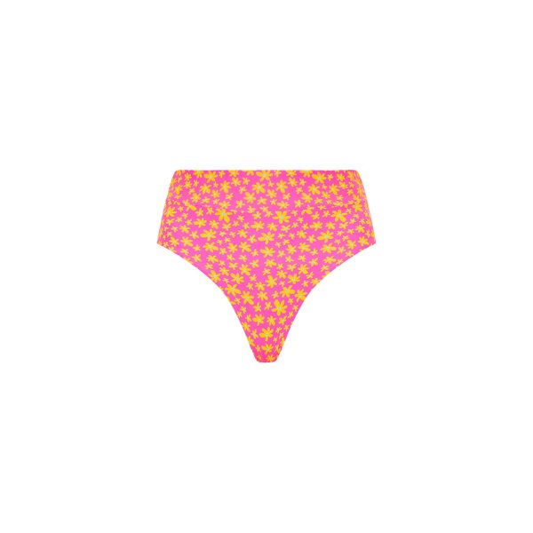 High Hip Cheeky Bikini Bottom - Berry Blush Supply