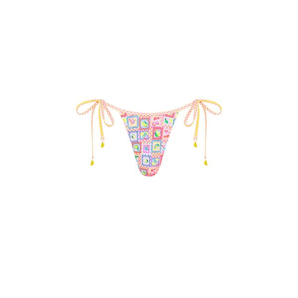 Micro Thong Tie Side Bikini Bottom - Citron Coast Fashion