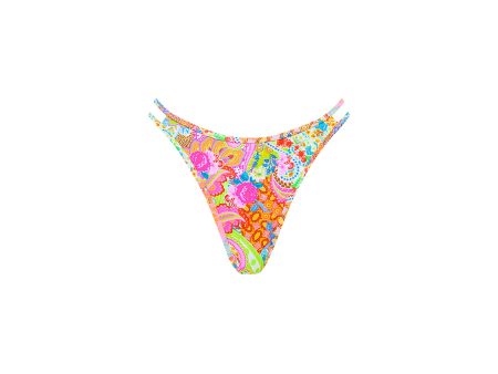 Twin Strap Cheeky Bikini Bottom - Dreamscape Fashion