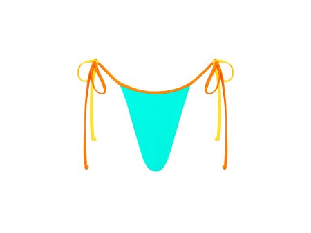 Micro Thong Tie Side Bikini Bottom - Confetti Online now