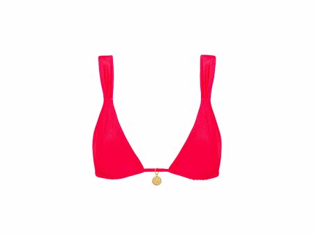 Slide Bralette Bikini Top - Neon Rose Sale