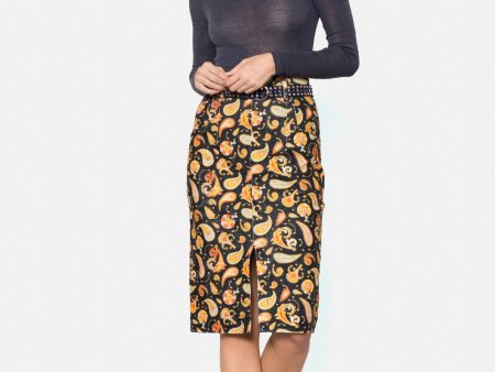 Paisley Cord Skirt Supply